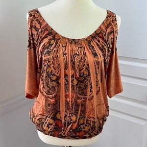 One World cold-shoulder blouse